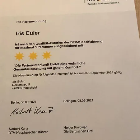 Gemütliche Apartment Remscheid